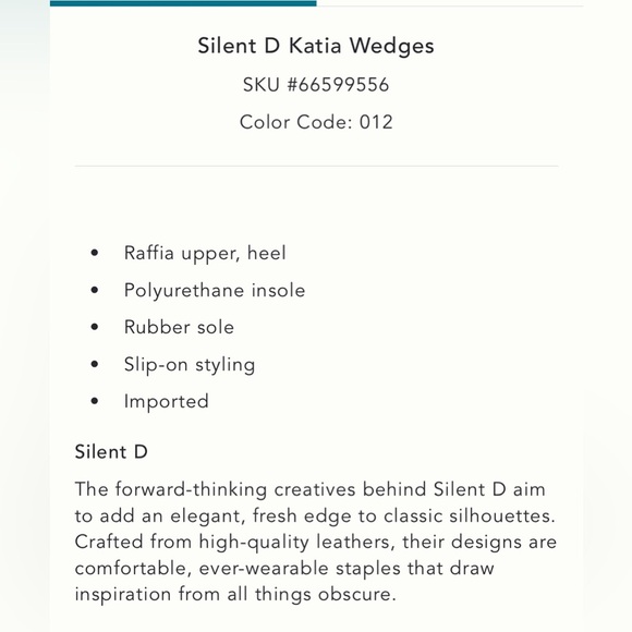 New 37 6.5 Anthropologie silent d Katia wedge sandals raffia tan brown cream - Picture 17 of 17